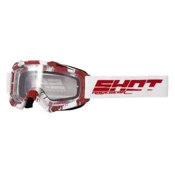 MASQUE SHOT ASSAULT OVER WHITE RED GLOSSY